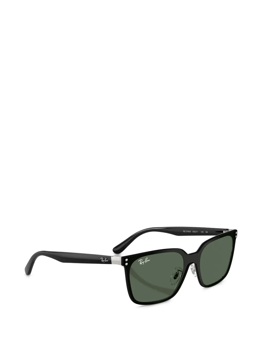 Ray-Ban Zonnebril met vierkant montuur Zwart
