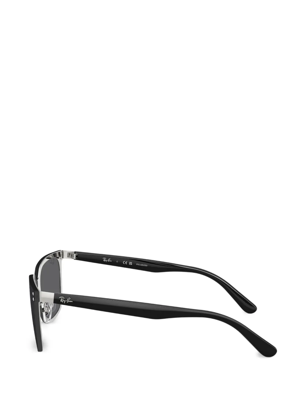 Ray-Ban Zonnebril met vierkant montuur Zwart