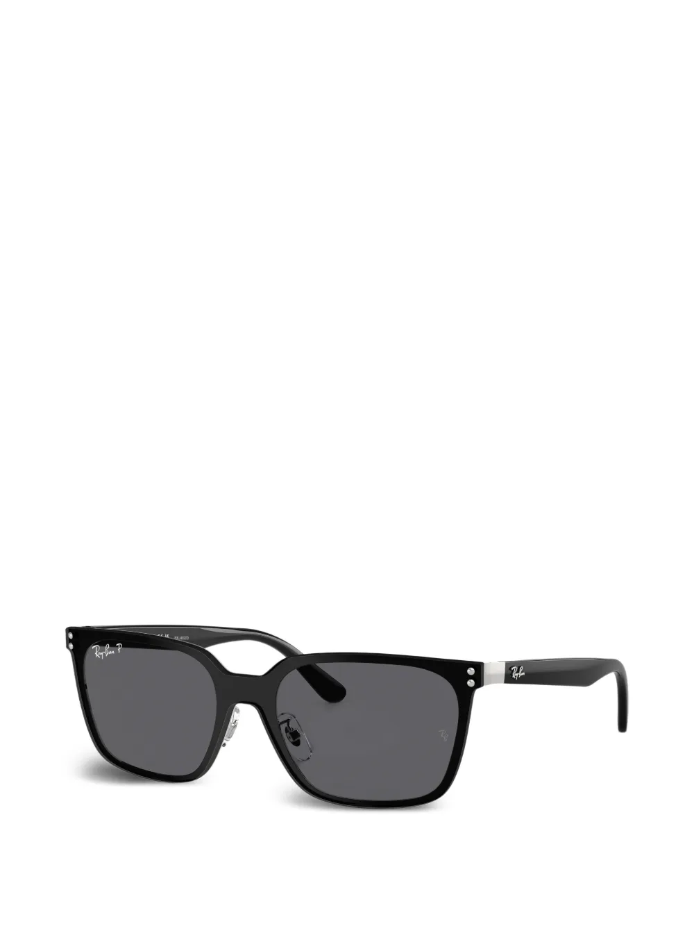 Ray-Ban Zonnebril met vierkant montuur Zwart