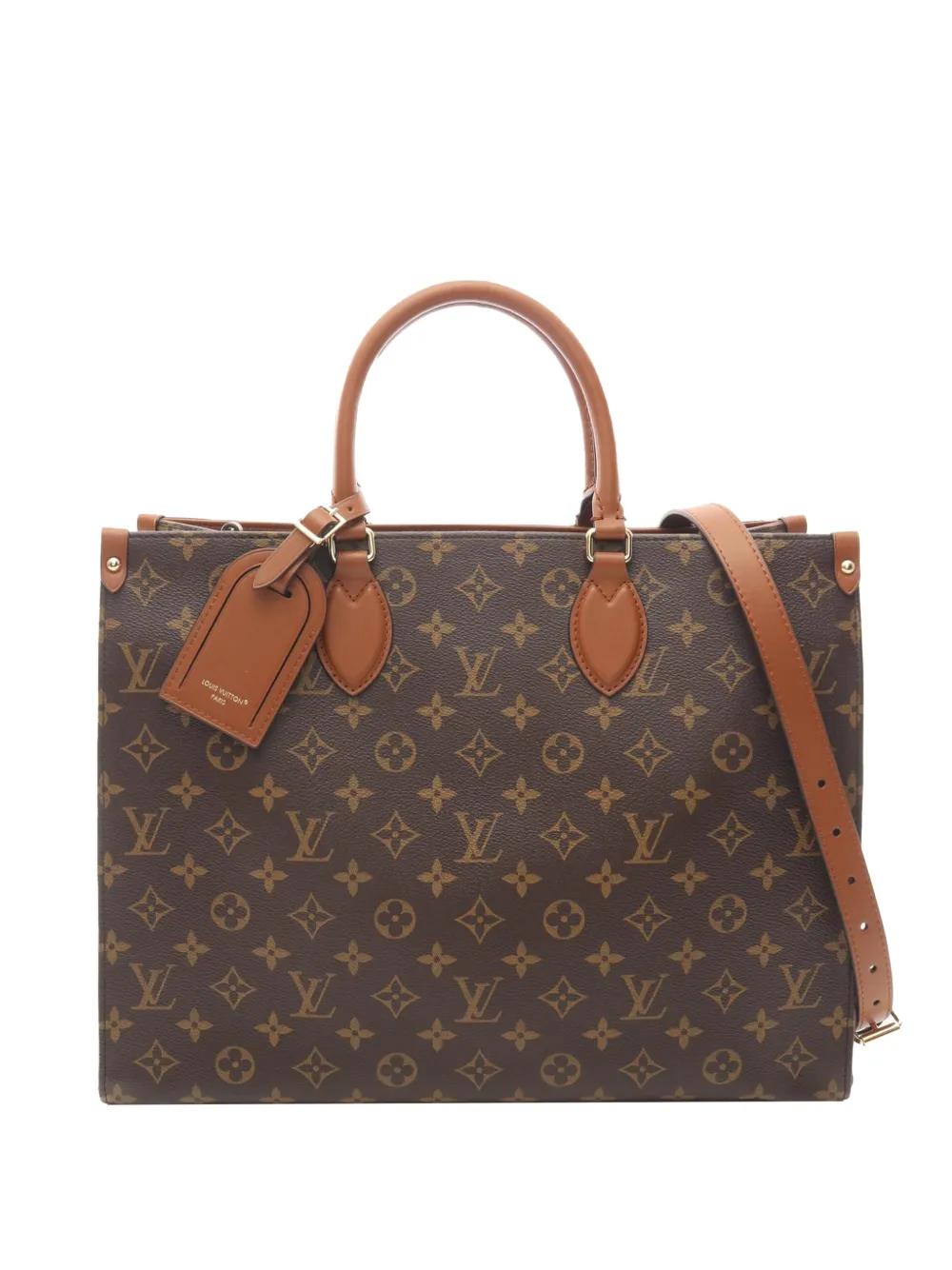 Louis Vuitton Pre-Owned 2021-2026 Monogram OntheGo Organizer satchel - Marrone