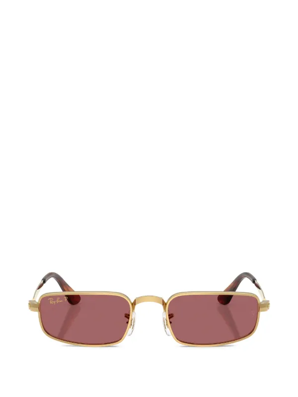 Ray-Ban x A$AP Rocky スクエアフレーム サングラス | ゴールドトーン