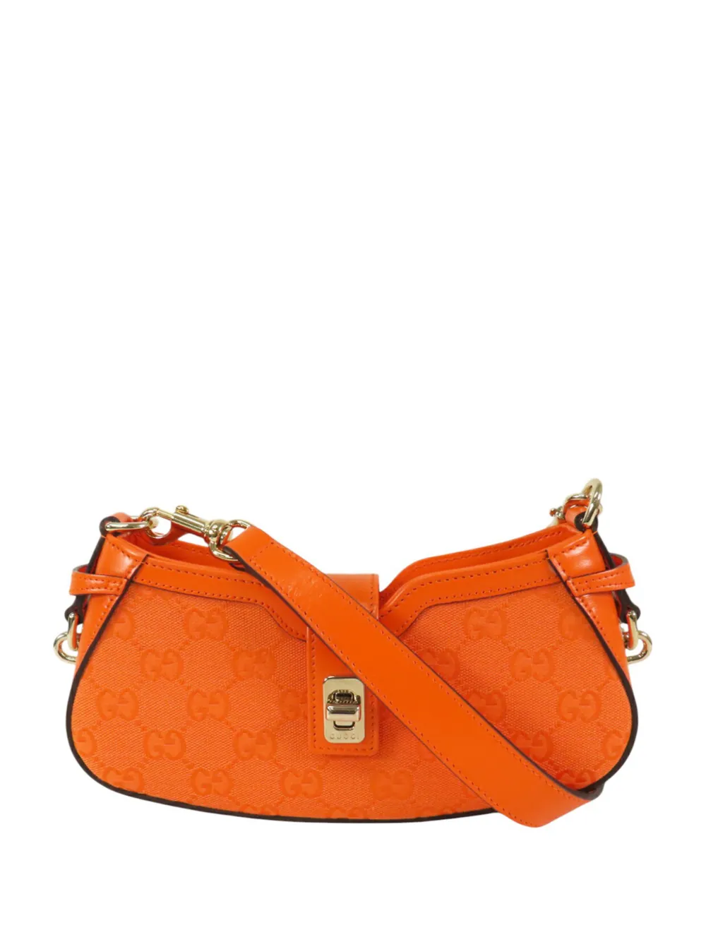 Gucci Pre-Owned 2000-2015 Mini GG Canvas Moon Side shoulder bag - Arancione