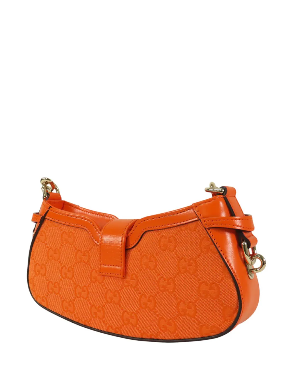 2000-2015 Mini Gg Canvas Moon Side Shoulder Bag
