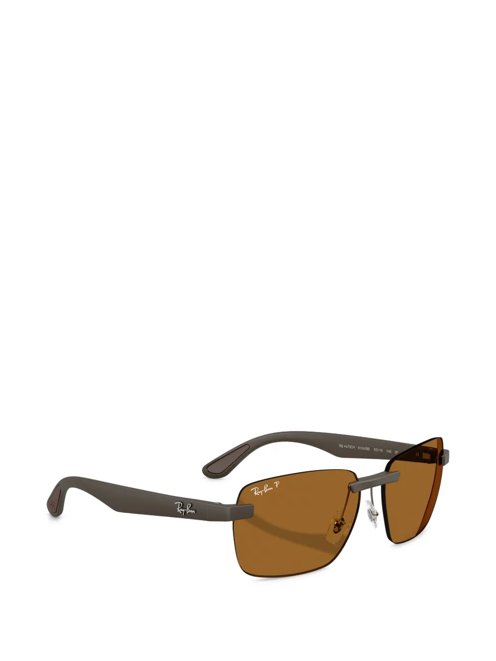 Ray-Ban Zonnebril met randloos montuur Bruin