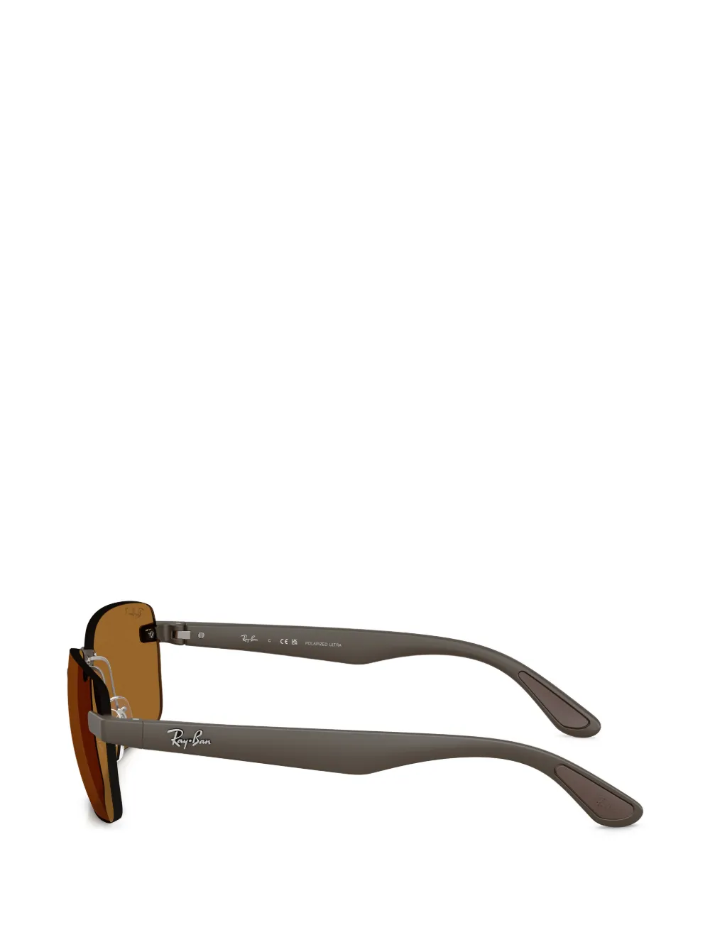 Ray-Ban Zonnebril met randloos montuur Bruin