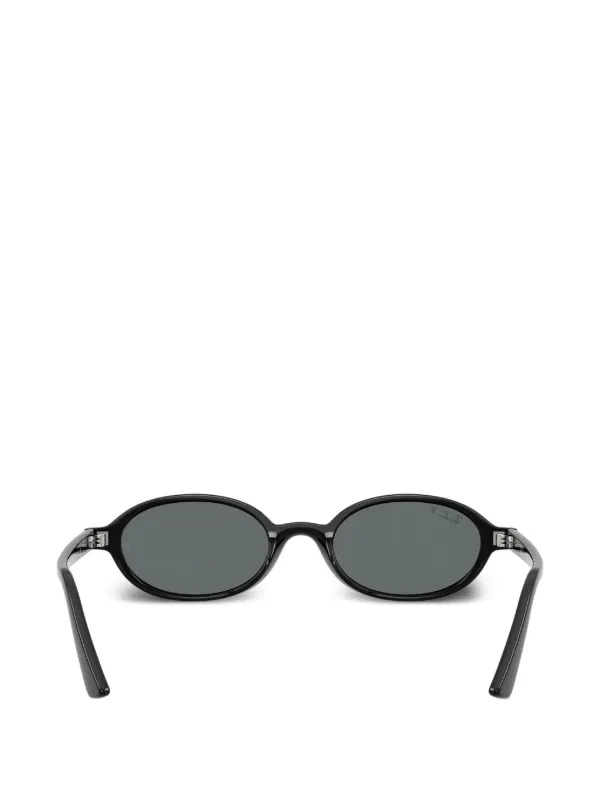 Ray-Ban オーバルフレーム サングラス | ブラック | FARFETCH JP