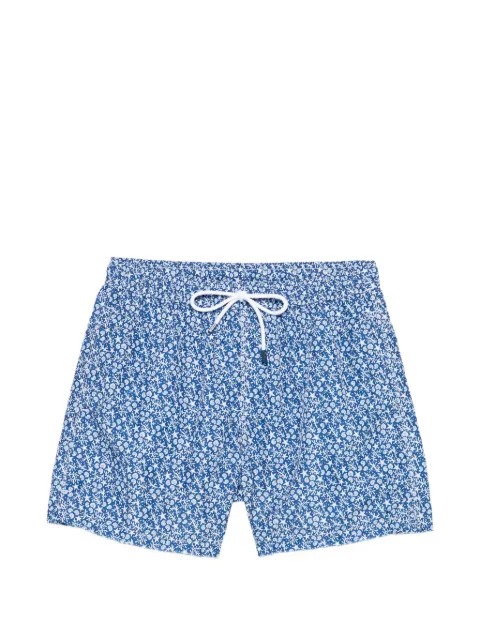 Fedeli drawstring printed swim shorts