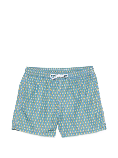 Fedeli pineapple-print swim shorts