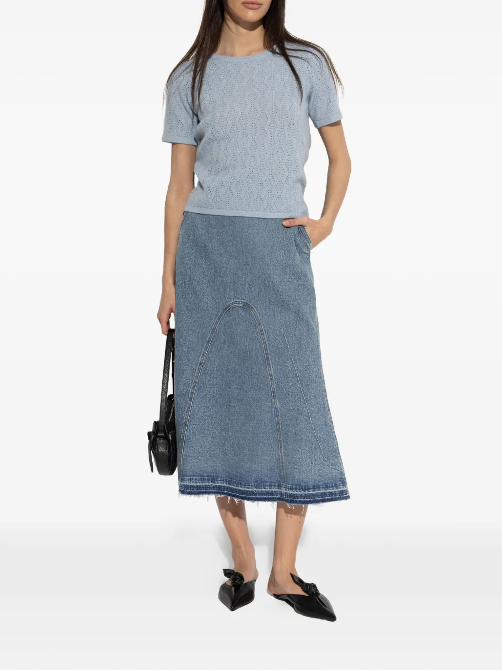  Munthe Falda Braylin Acampanada - Azul 