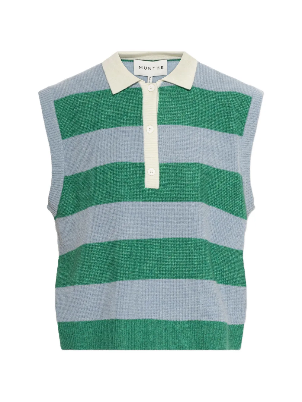 MUNTHE Bracha striped vest - Blu