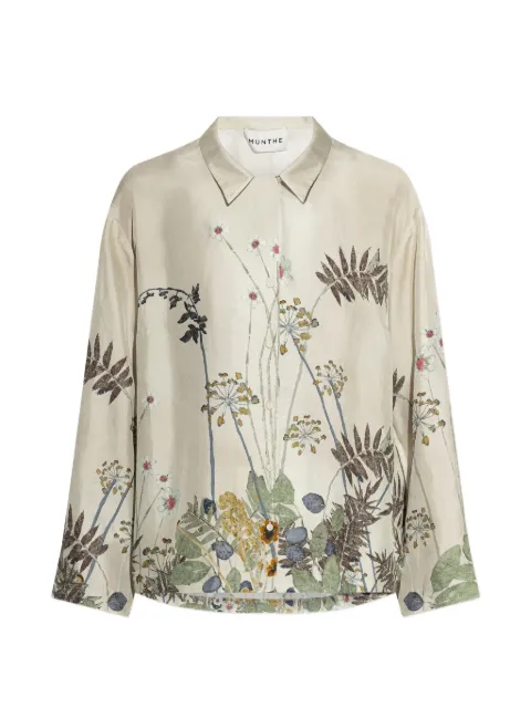 MUNTHE Faiza floral-print shirt