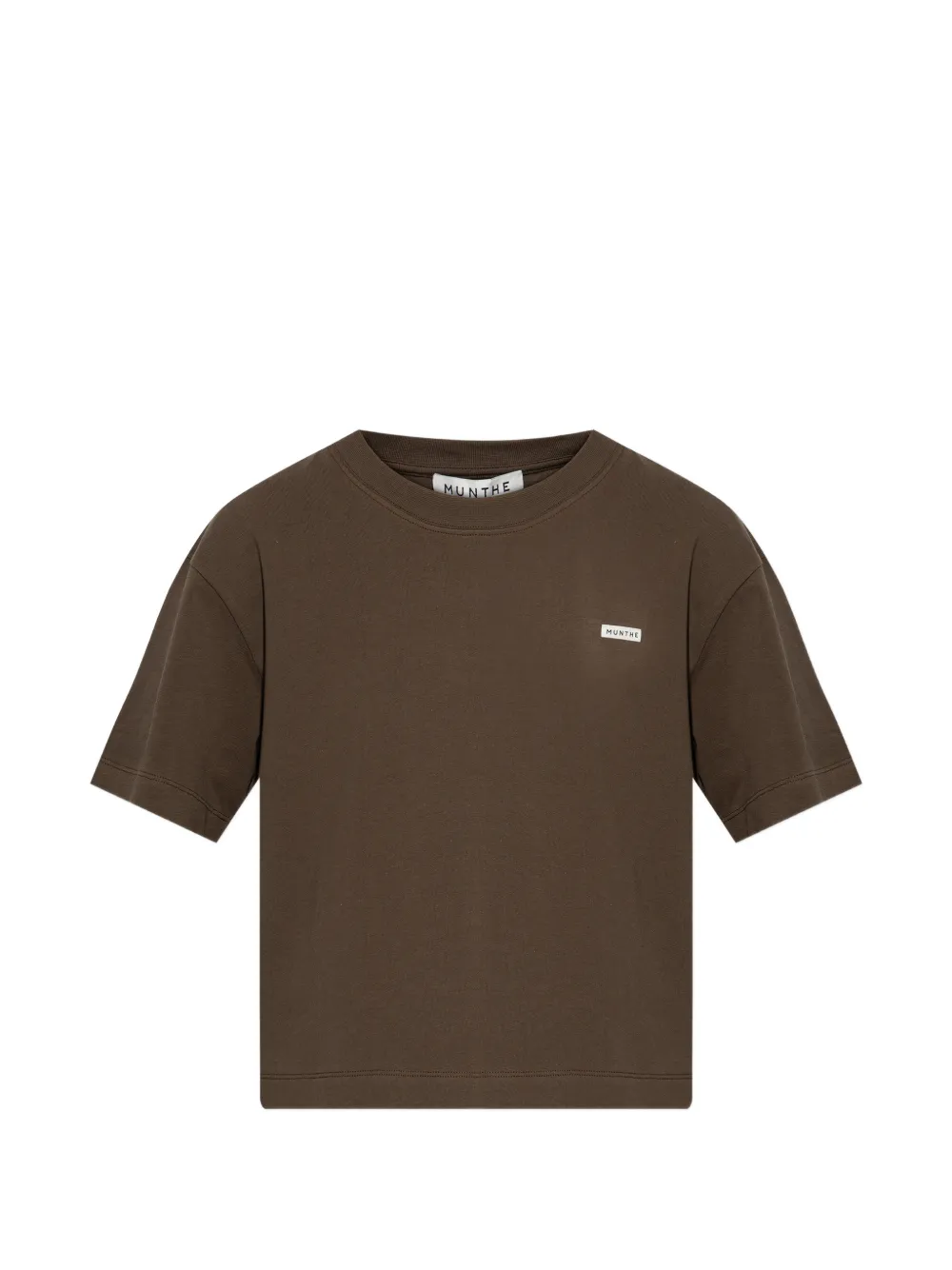 MUNTHE Bellamy logo-detail T-shirt - Marrone