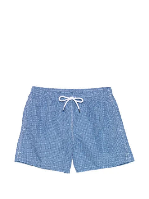 Fedeli drawstring pattern swim shorts