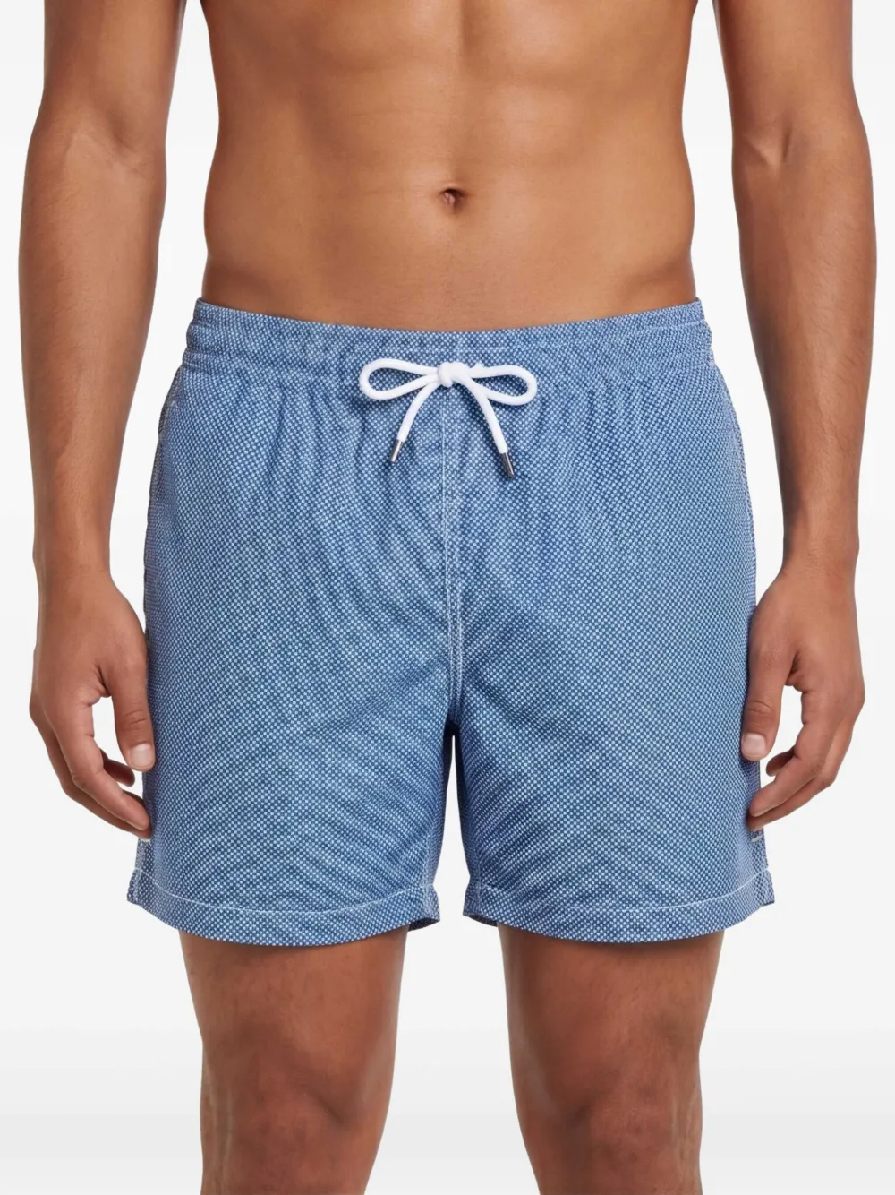 Fedeli Zwembroek met trekkoord en patroon Blauw