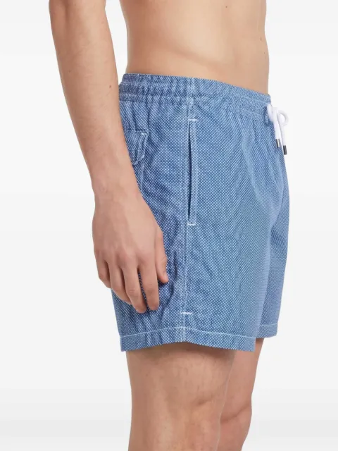 Fedeli badeshorts med mønster og løbesnor