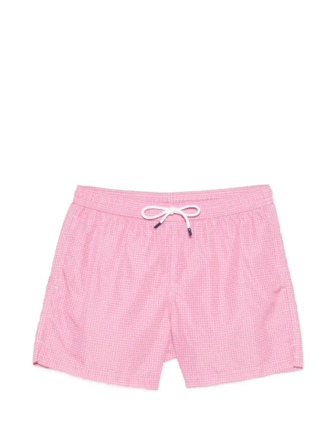 Fedeli drawstring printed swim shorts