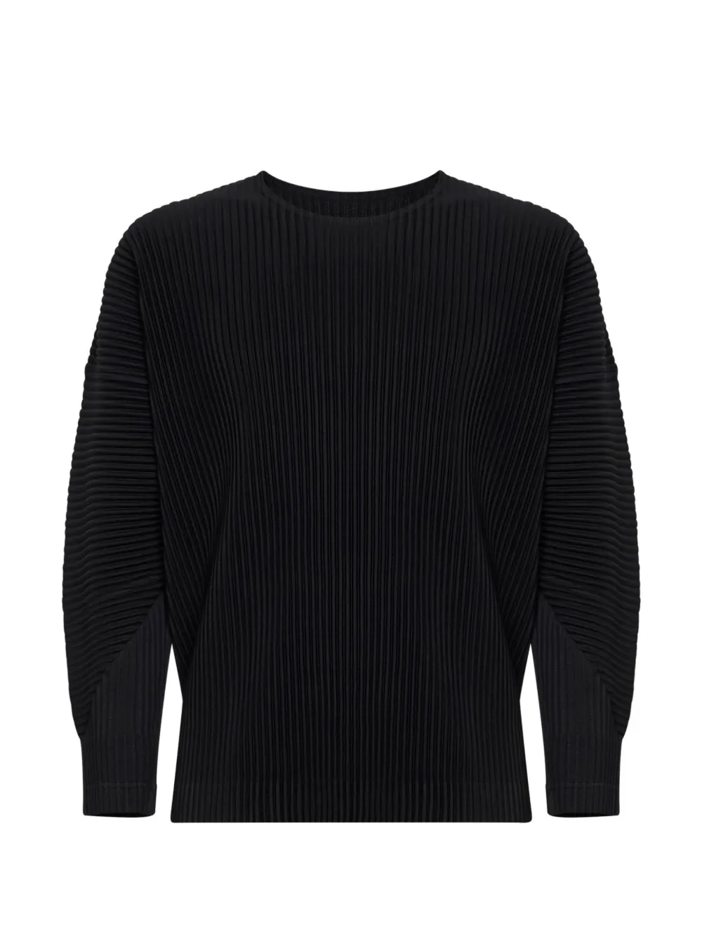 Homme Plissé Issey Miyake V-neck pleated T-shirt - Nero