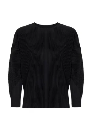 新品　HOMME PLISSÉ ISSEY MIYAKE ロンT Homme Plissé Issey Miyake Pleated long-sleeve T-shirt | Brown
