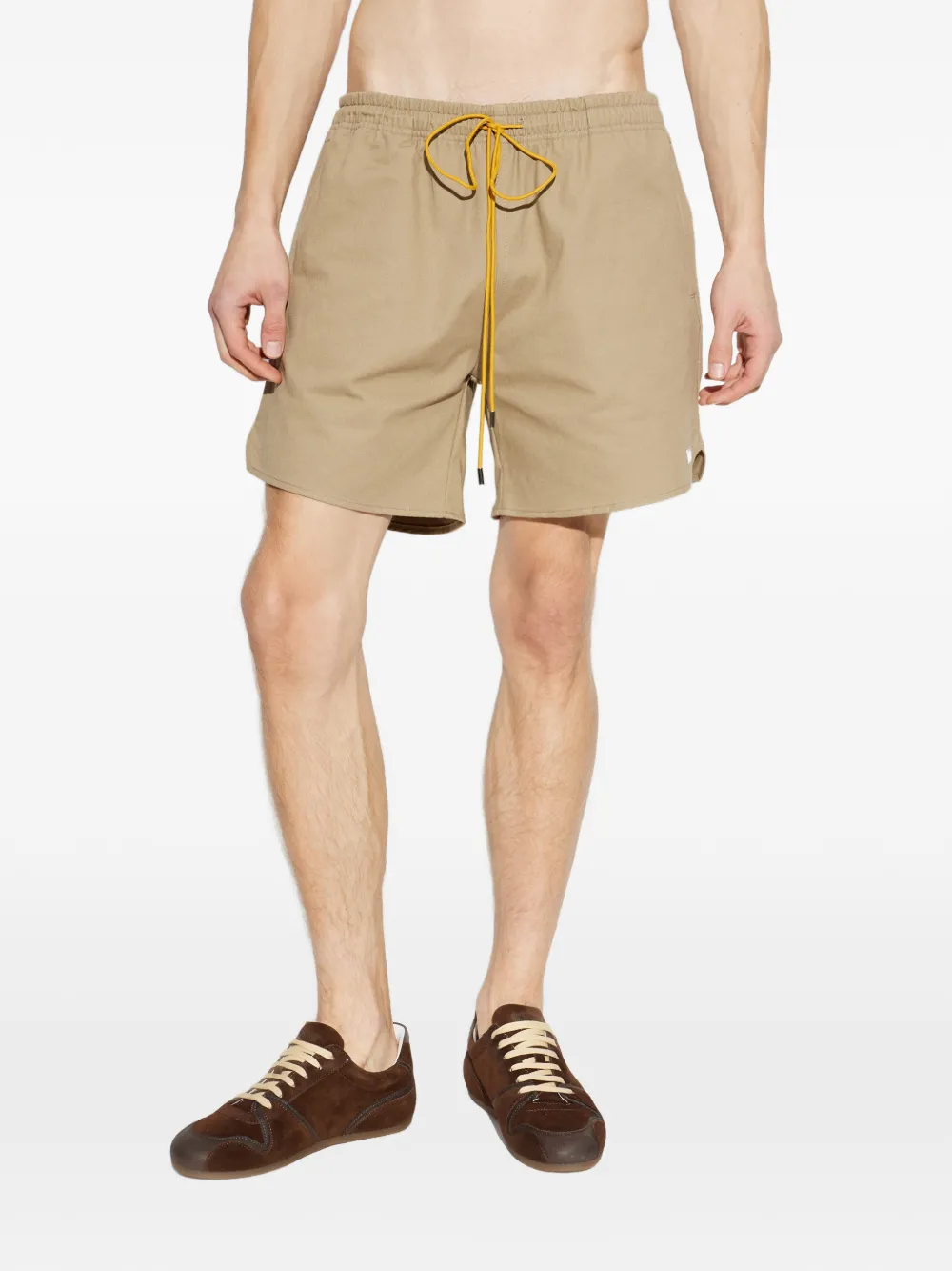  Rhude Fighter Drawstring Shorts - Neutrals 