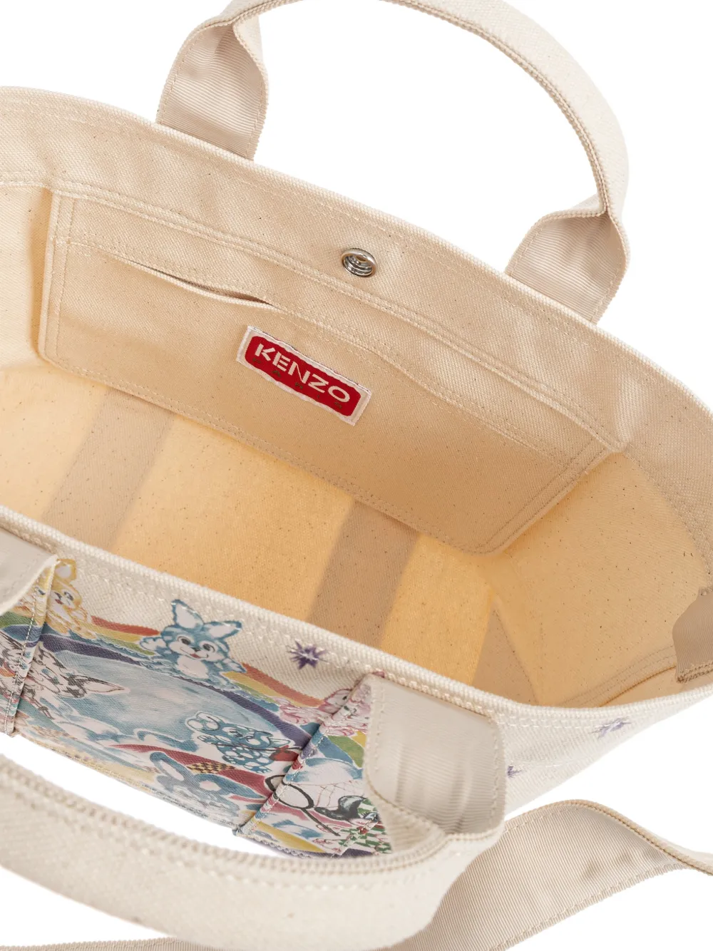 Kenzo Cartoon kleine shopper Beige