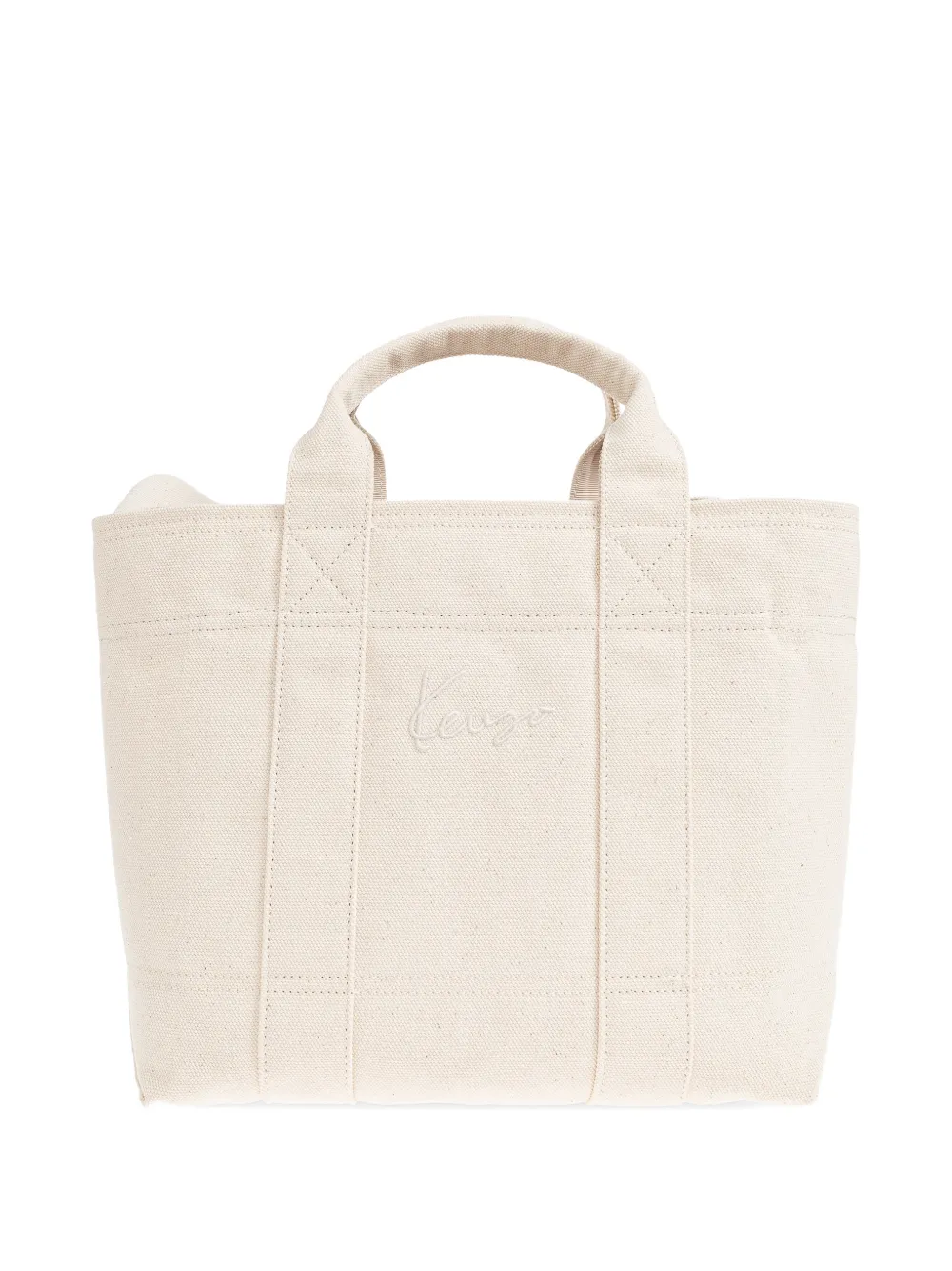  Kenzo Small Cartoon Tote Bag - Neutrals 