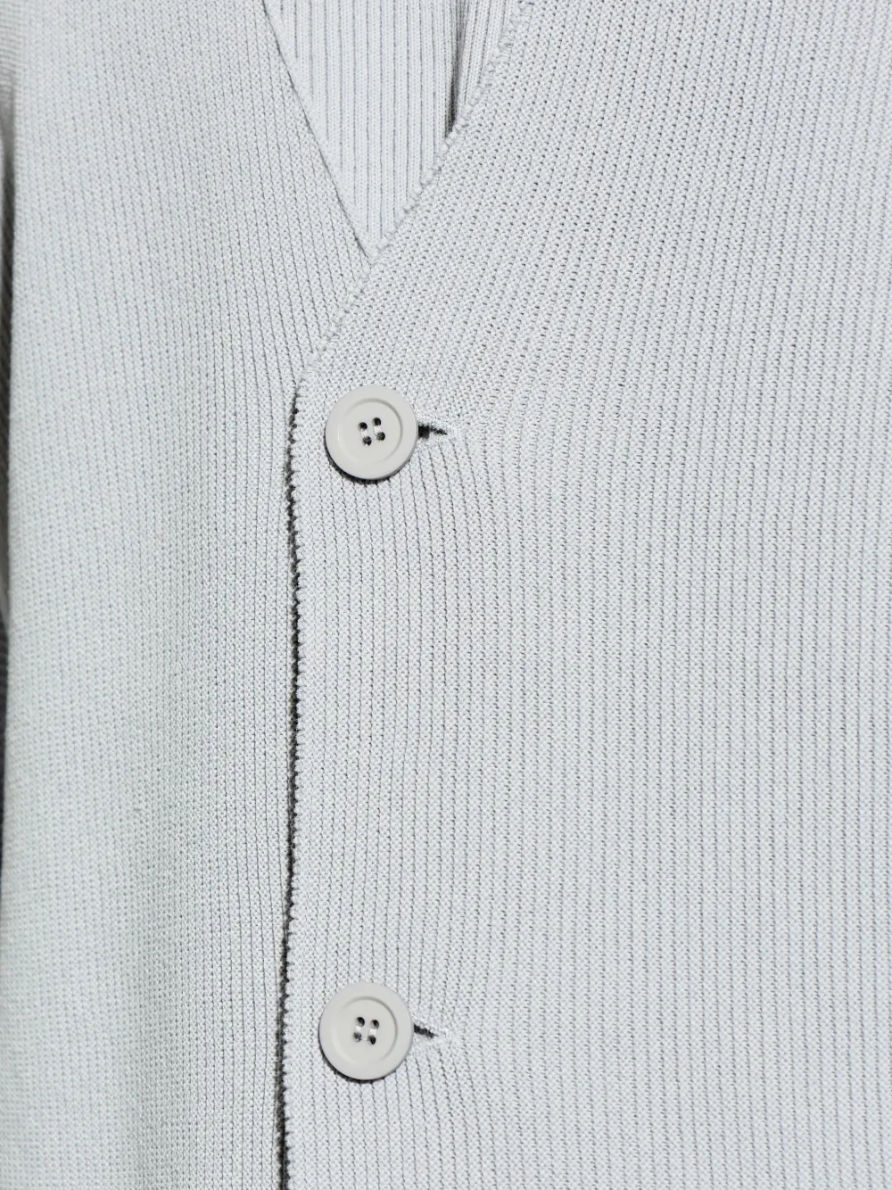 Pleated Button Cardigan
