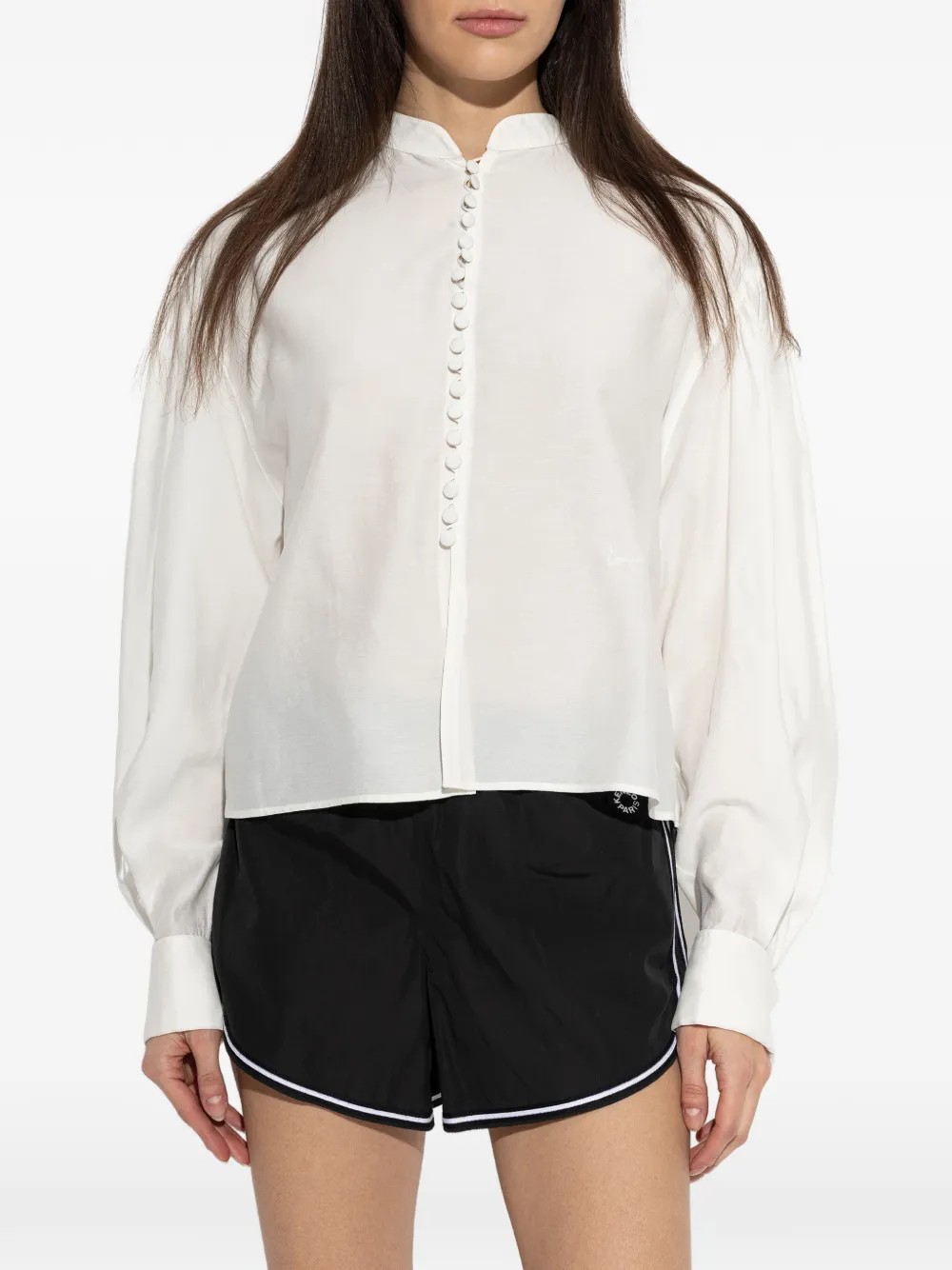  Kenzo Buttoned-up Long-sleeve Shirt - White 
