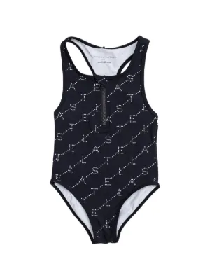 Burberry Kids round-neck Checked Swimsuit | Neutrals | FARFETCH