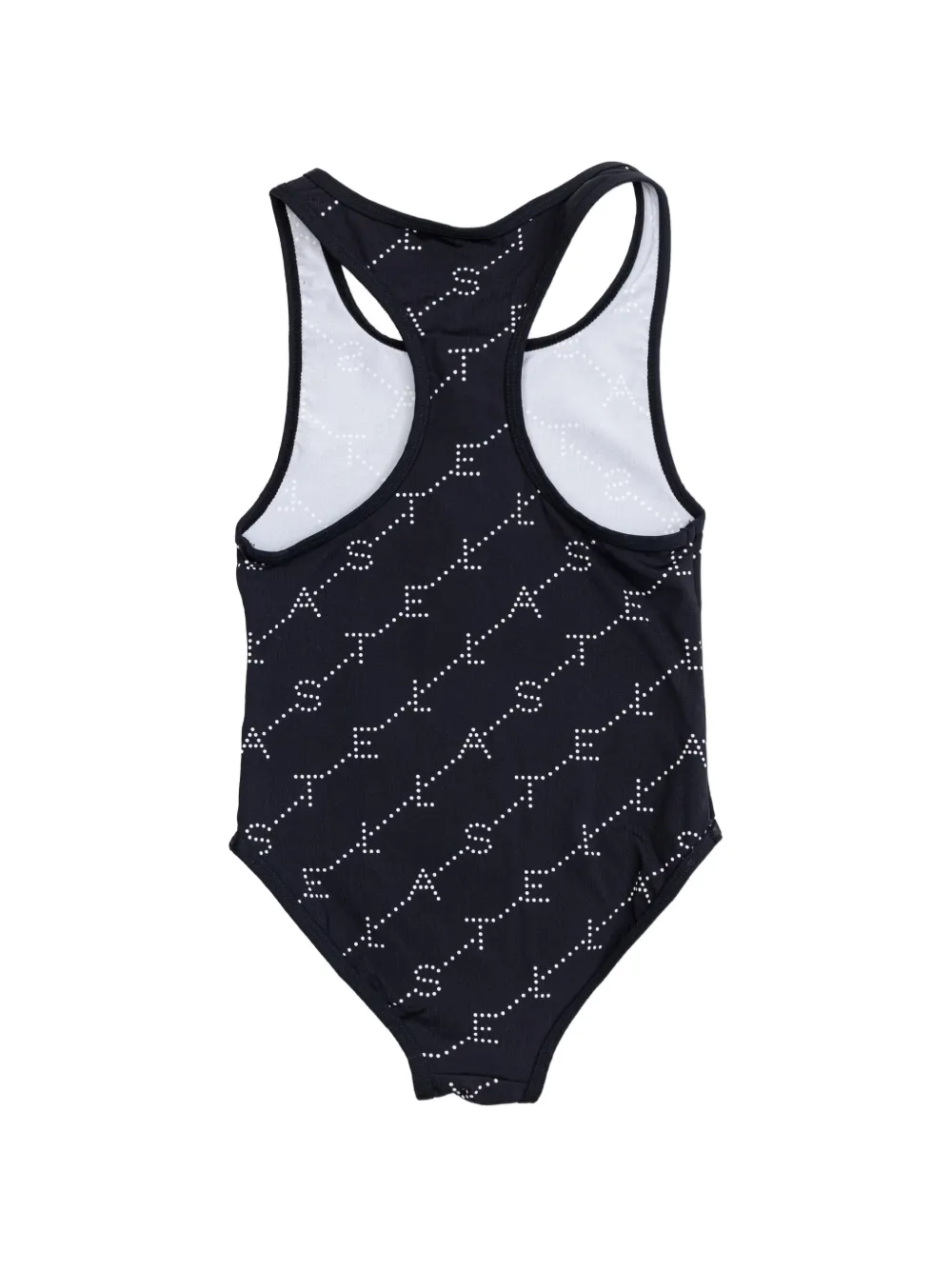 Stella McCartney Kids Badpak met logopatroon Zwart