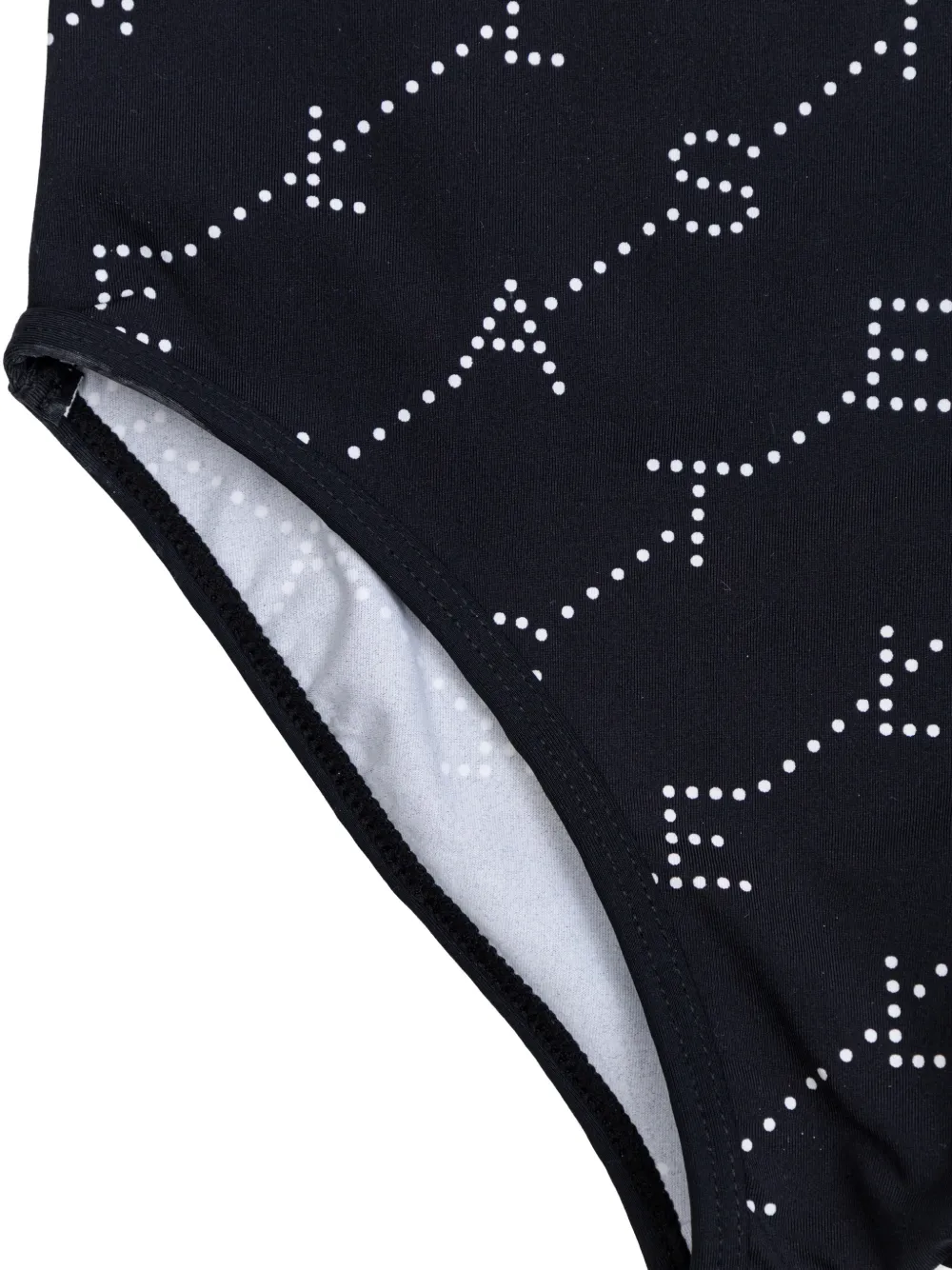 Stella McCartney Kids Badpak met logopatroon Zwart