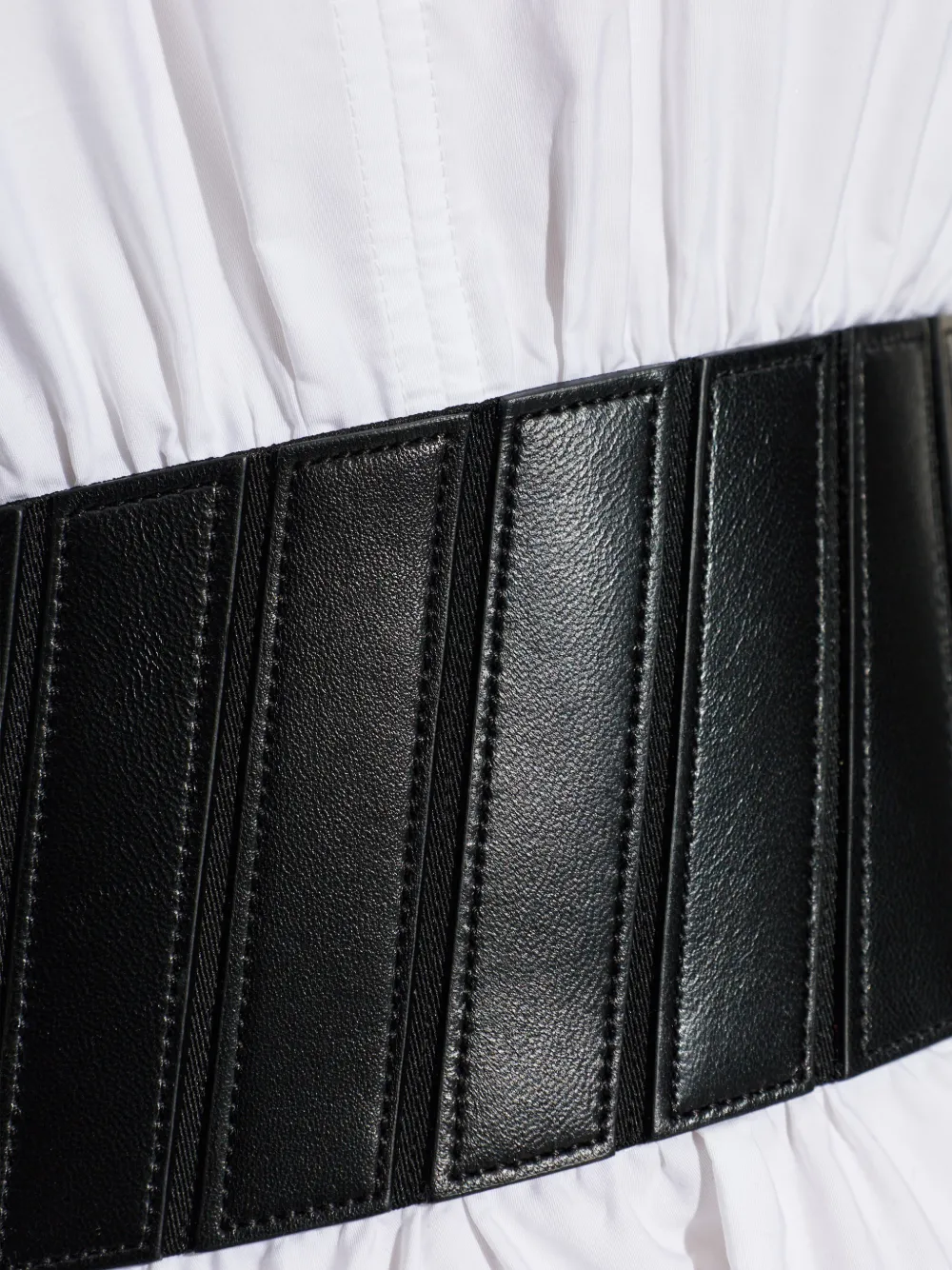 Belted Flared Dress