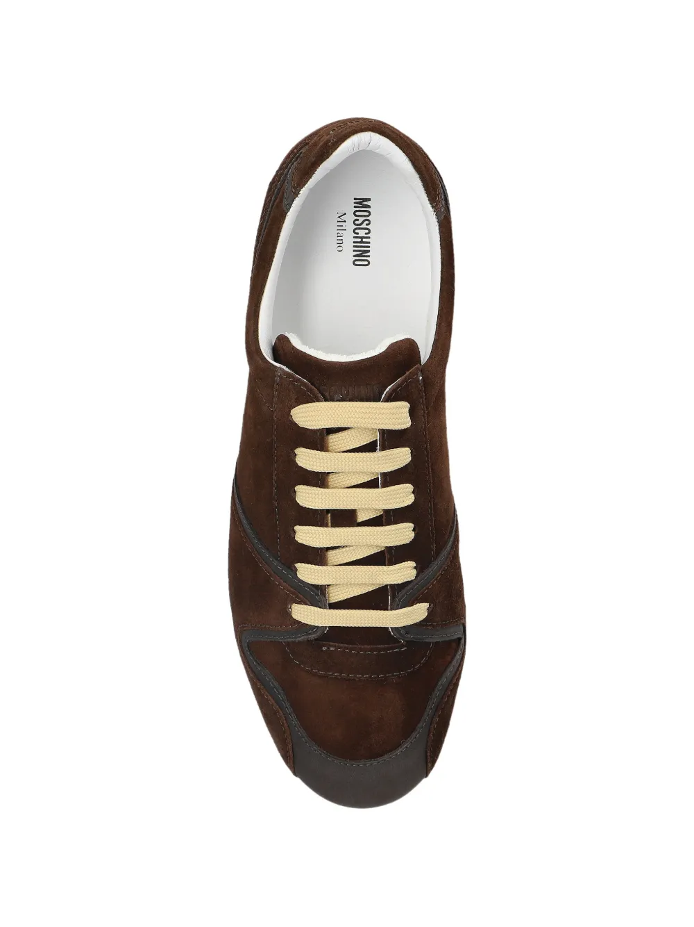 Moschino Sneakers met vlakken Bruin