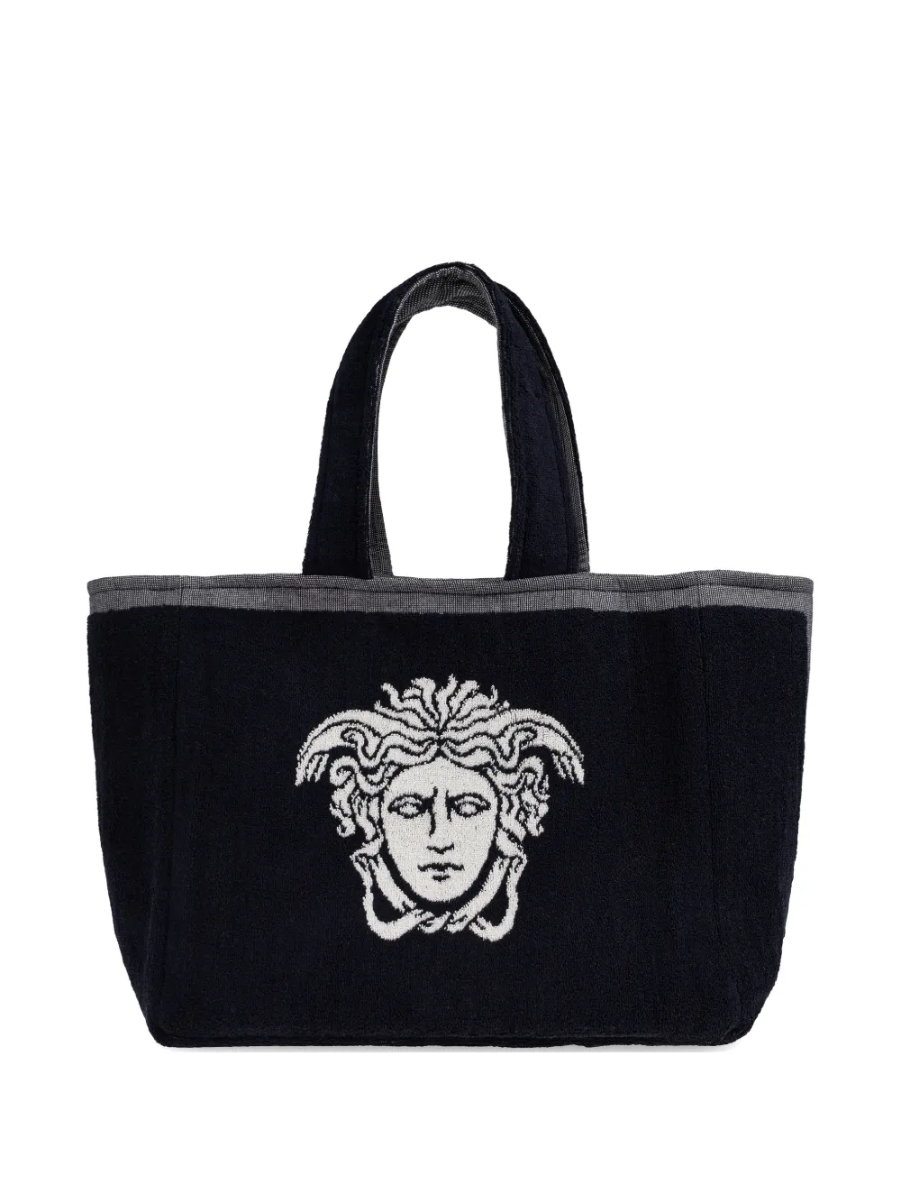 Versace Home Medusa Head beach bag - Blu