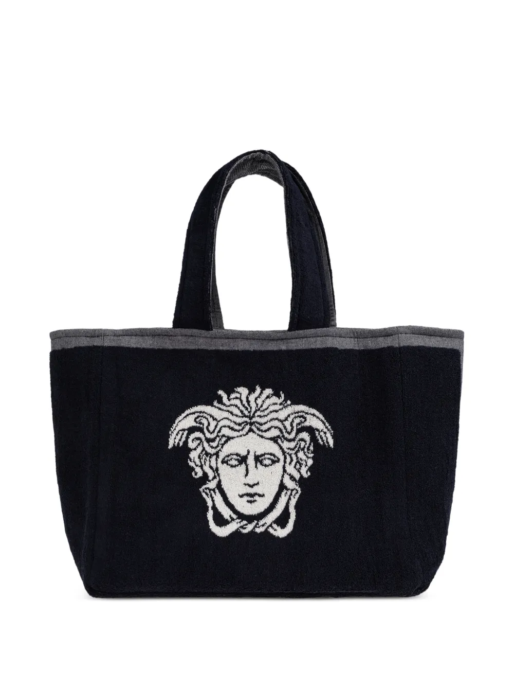 Versace Home Medusa Head beach bag - Blu