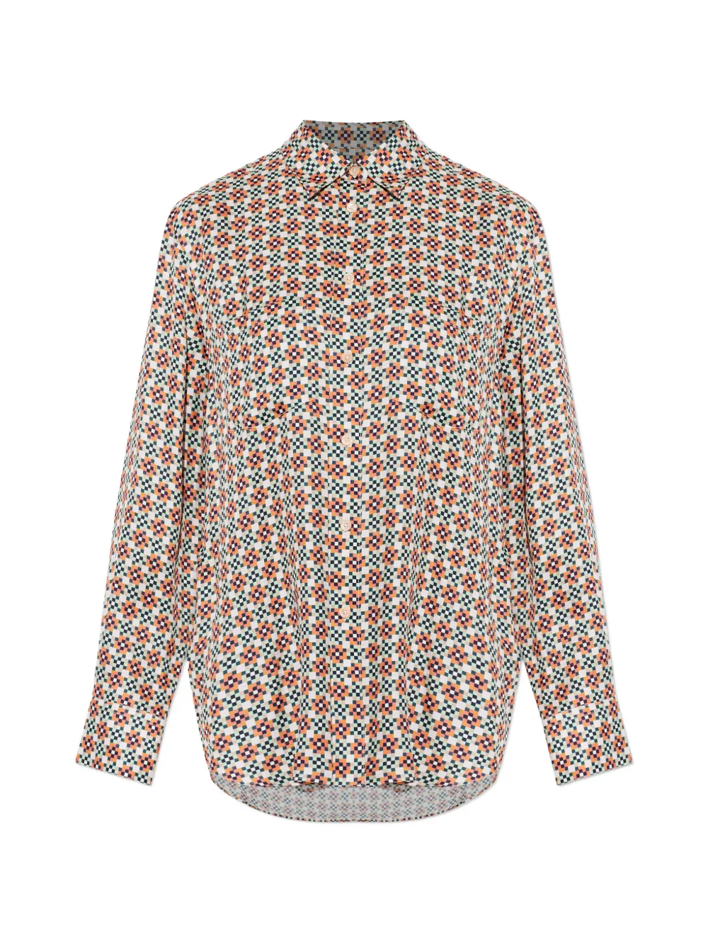 PS Paul Smith Blouse met geometrische print Wit