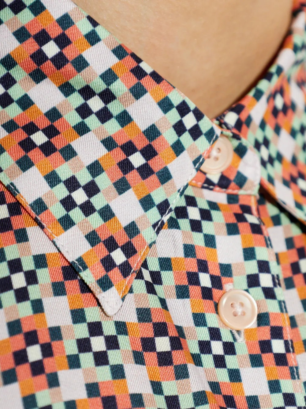 PS Paul Smith Blouse met geometrische print Wit