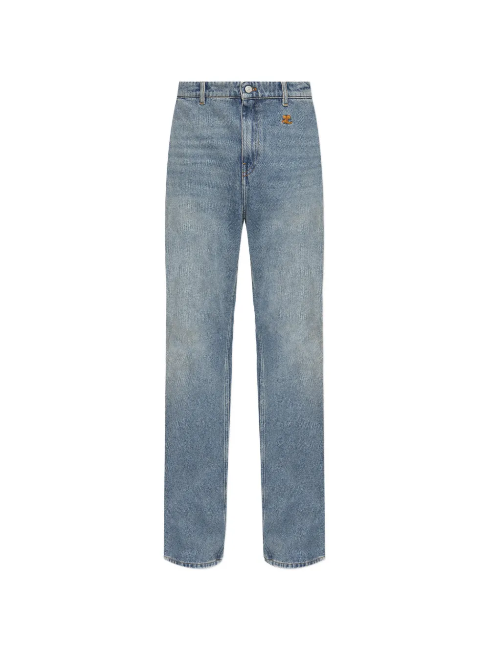 Courrèges wide-leg jeans - Blu