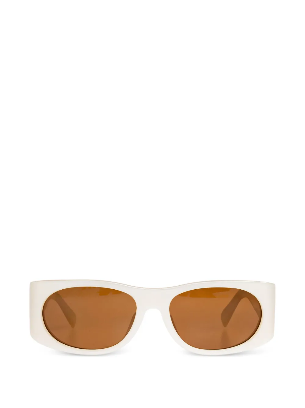Jacquemus oval-frame sunglasses - Toni neutri