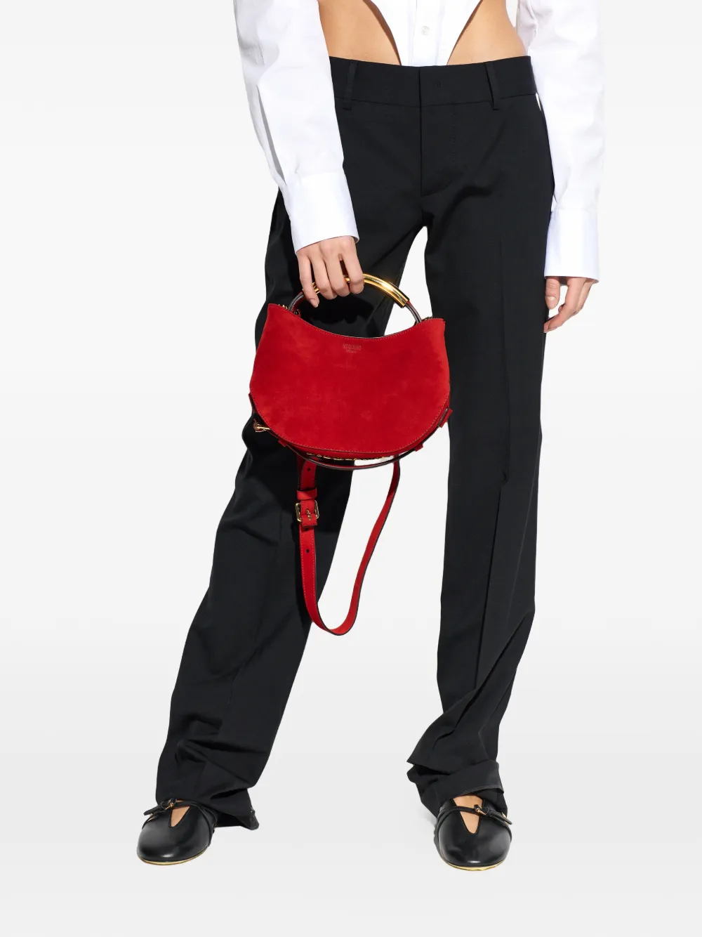  Moschino Handle Me Tote Bag - Red 