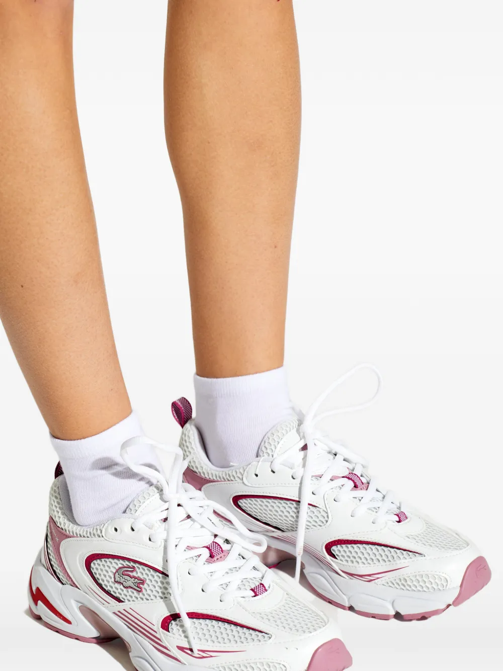 Lacoste Sneakers met vlakken Wit