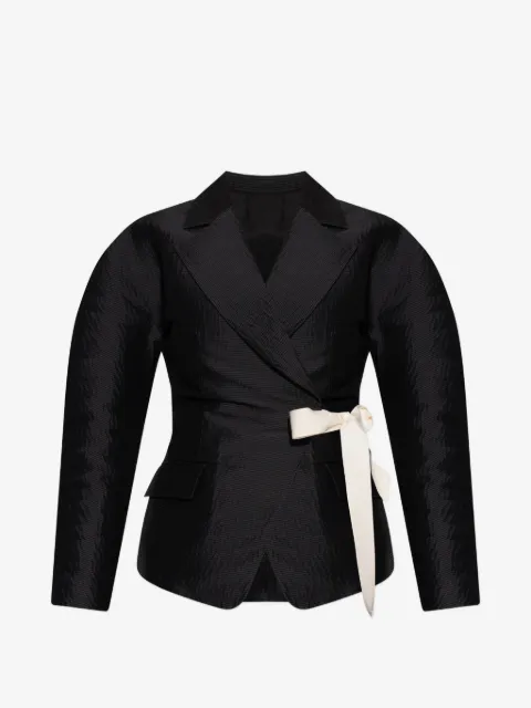 Lanvin bow-tie blazer