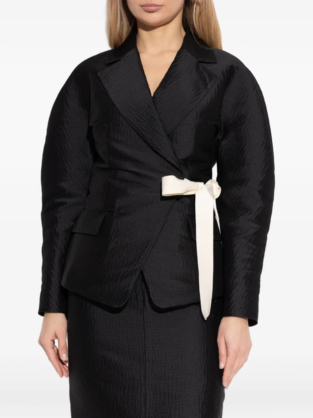  Lanvin Bow-tie Blazer - Black 