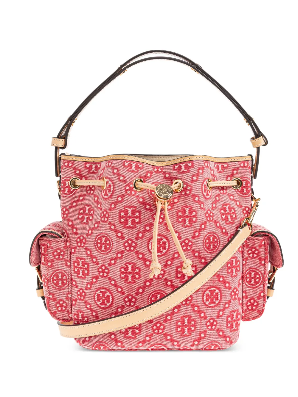 Tory Burch T-Monogram bucket bag - Rosso
