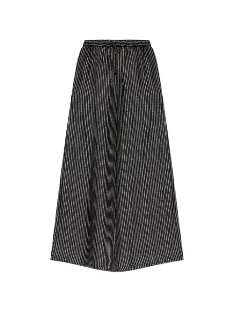 Max Mara Clarino striped drawstring trousers
