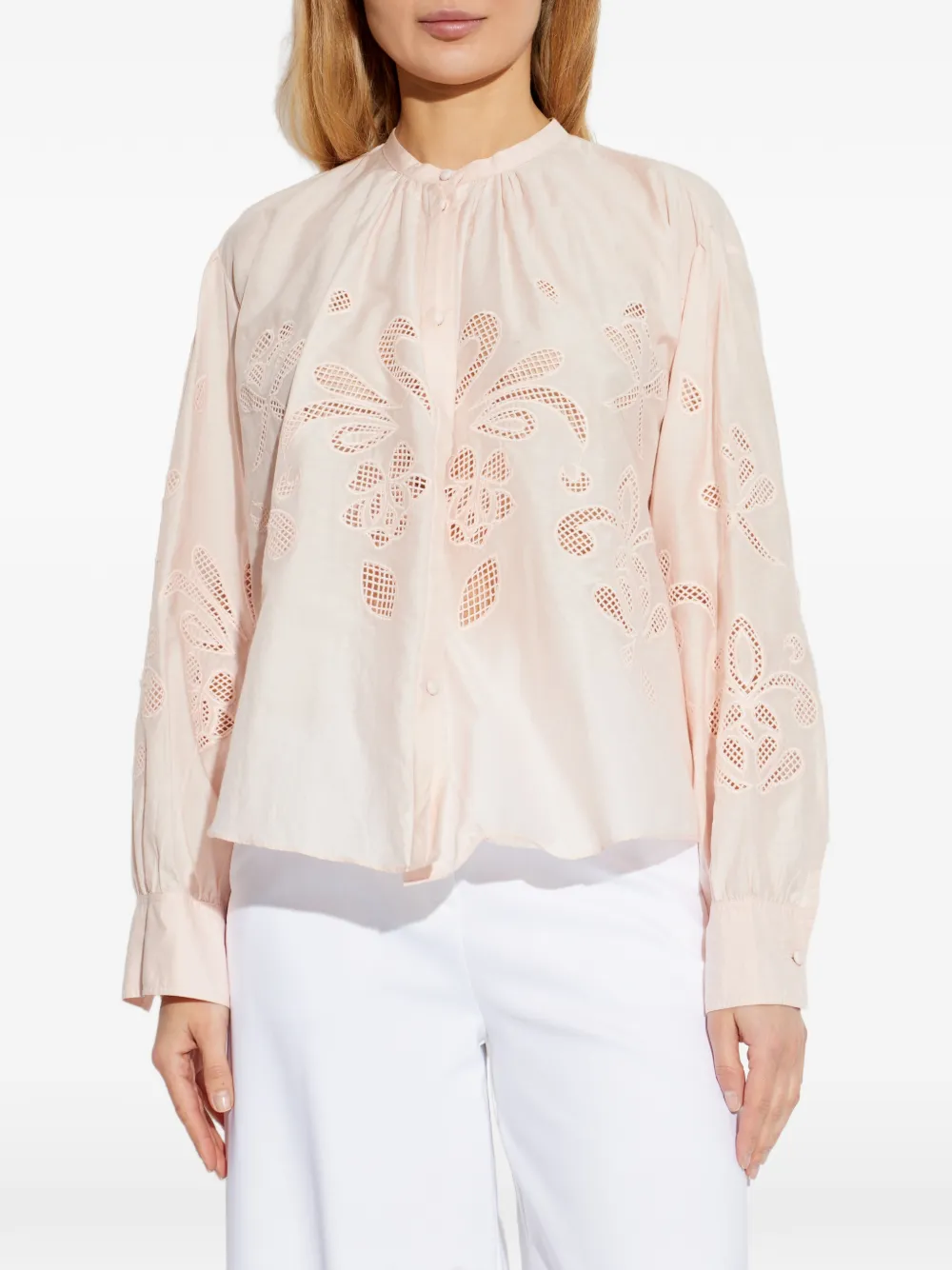  Forte Forte Embroidered Blouse - Pink 