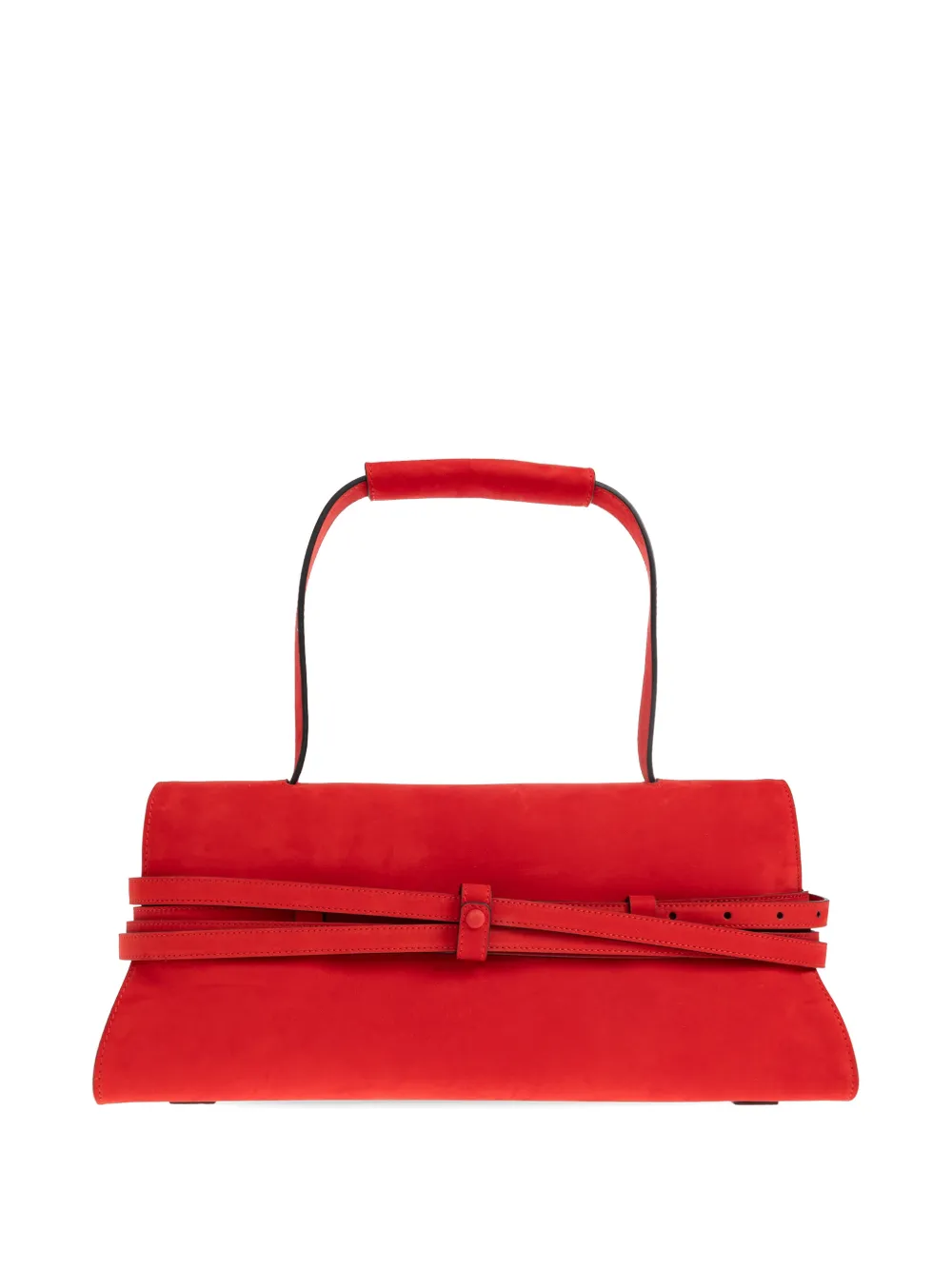 Moschino Tie Me shopper met gespbandje Rood