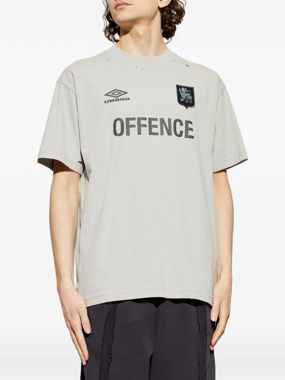  Umbro Distressed-effect T-shirt - Grey 