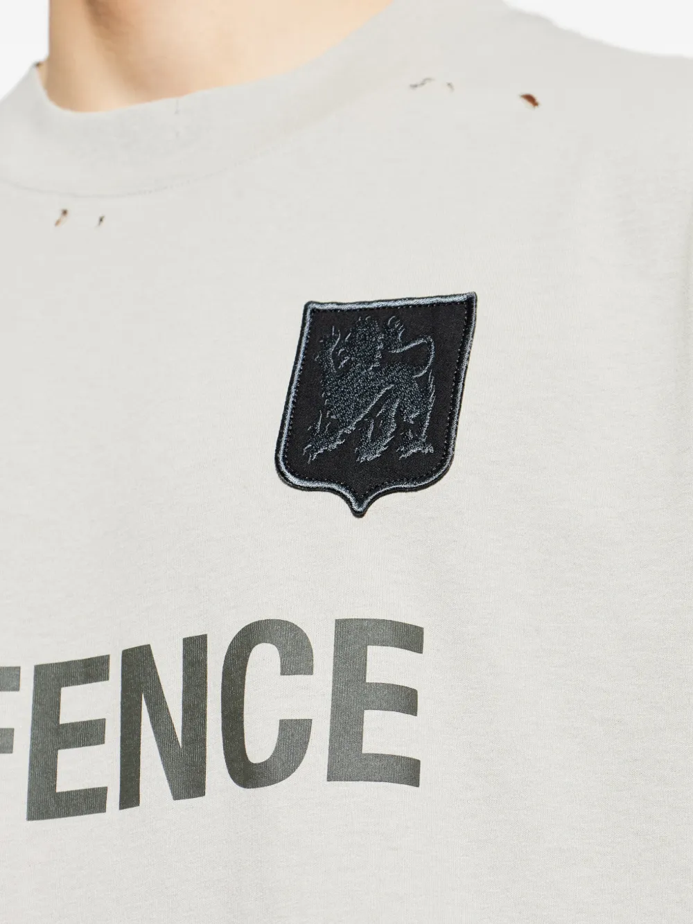 UMBRO T-shirt met gerafeld effect Grijs
