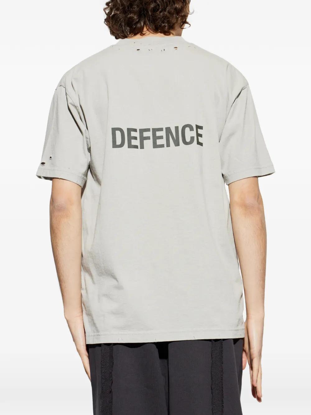 UMBRO T-shirt met gerafeld effect Grijs