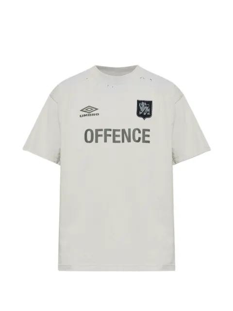 UMBRO distressed-effect T-shirt